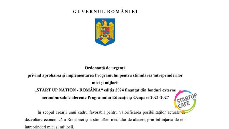 Startup Nation 2024: Tineri, șomeri, foști deținuți și alte categorii eligibile pentru ajutoare de până la 50.000 EUR. Cine va fi exclus de la finanțare?