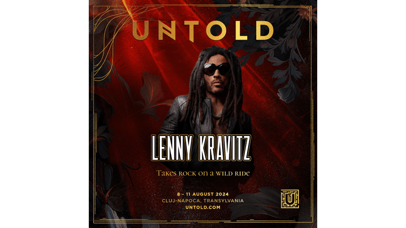 Lenny Kravitz, legendă a muzicii pop-rock, va susține un show unic la Untold 2024