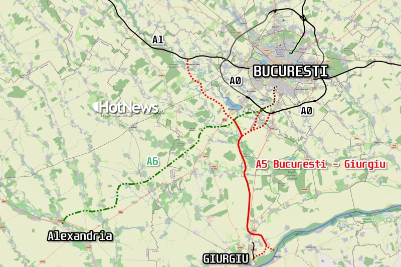 Autostrada București – Giurgiu: Perspective pentru un nou inel de centură rutieră în Capitală / Detalii despre un proiect rutier major