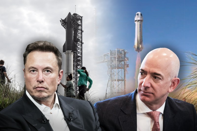 Elon Musk își atacă din nou rivalul de seamă. Jeff Bezos răspunde: „100% neadevărat”