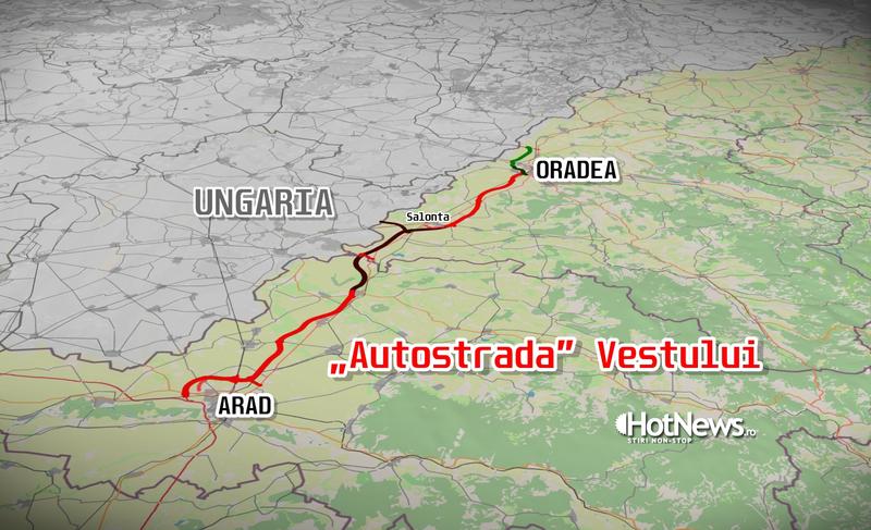 „Autostrada” Vestului: Construcția unul dintre tronsoanele drumului expres Oradea – Arad va fi realizată de o asociere română-ucraineană / Cost și termen de finalizare – HARTĂ INTERACTIVĂ