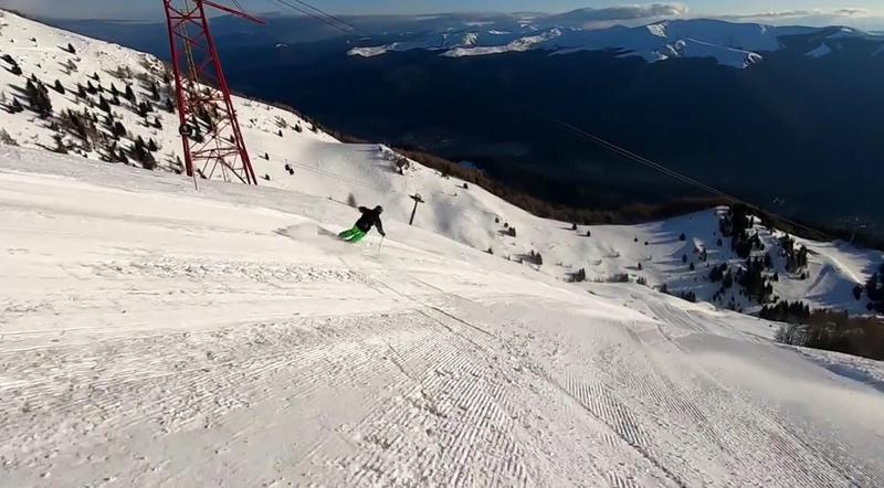 Domeniul schiabil din Sinaia, închis de Crăciun din cauza viscolului