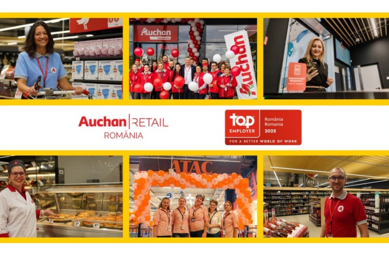 Auchan România se menține ca Angajator de Top și în 2025