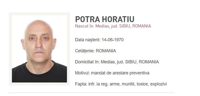 Horaţiu Potra, fiul său și o rudă, căutați după ce au fost emise mandate de arestare