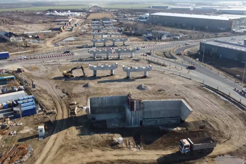 VIDEO: Prima autostradă construită în România de o companie chineză. Ce stadiu are tronsonul care va fi finalizat anul acesta