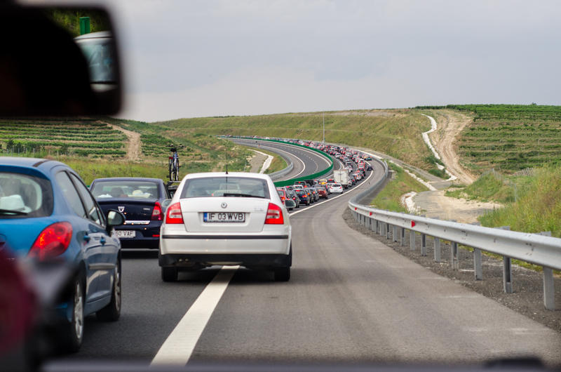 Accident pe autostrada București-Constanța. Restricții de circulație spre litoral