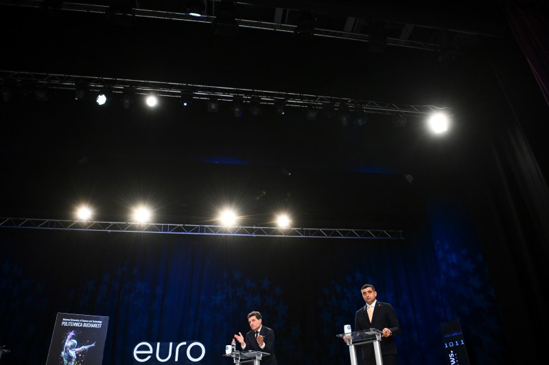 Dezbaterea Nicușor Dan - George Simion: Audiențele record la Euronews România