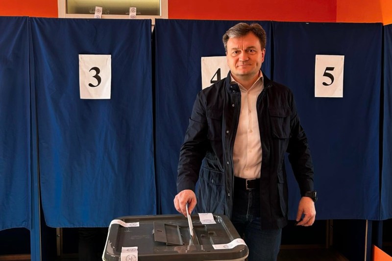 Dorin Recean, Premierul Moldovei, a participat la alegerile prezidențiale. „Unitatea noastră este esențială”
