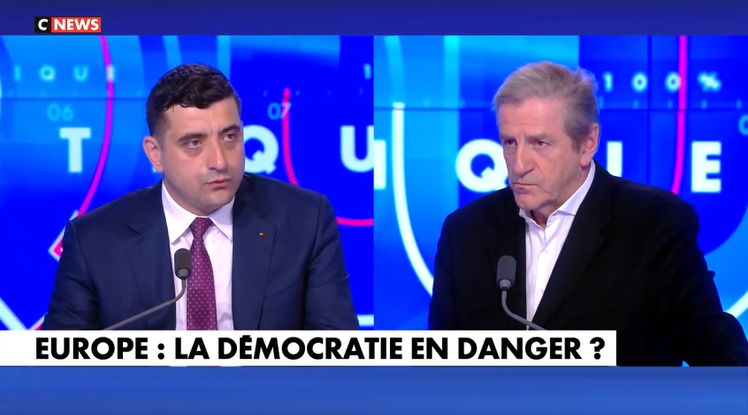 George Simion, atacat în direct de un jurnalist francez de dreapta: „Folosiți aceleași argumente ca Putin”