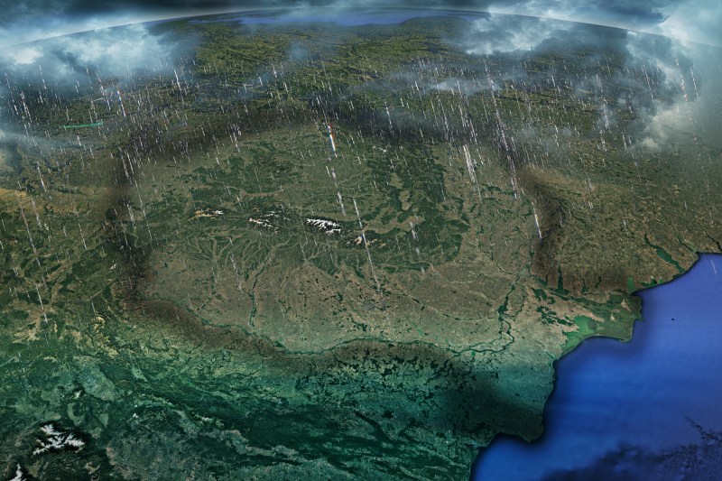 HARTĂ. Alerte meteo noi, emise de meteorologi - Cod galben pentru ploi și vânt în majoritatea țării