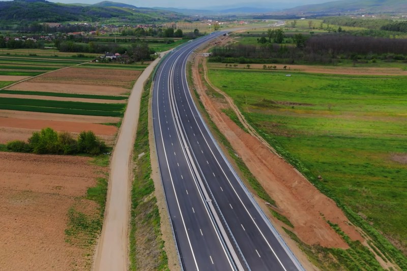 Inaugurarea primei secțiuni de autostradă din acest an: „Cu trei luni înainte de termenul stabilit” VIDEO