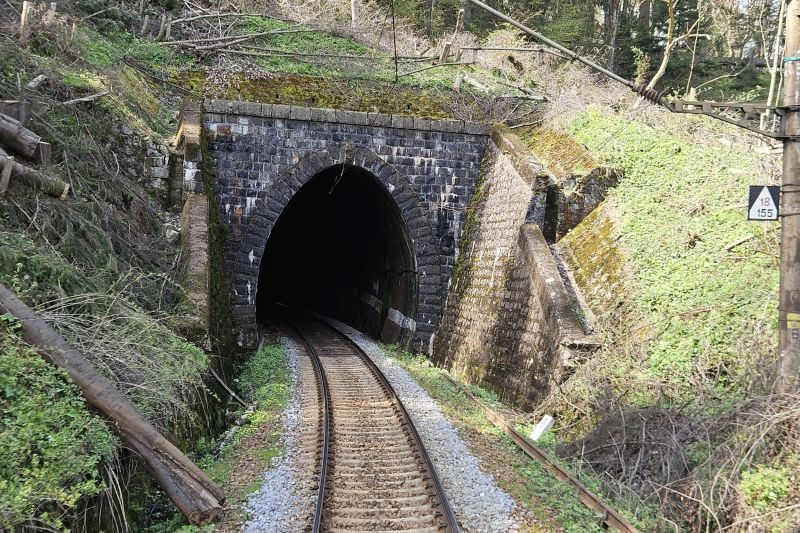 Întârzieri ale trenurilor în zona Predeal din cauza alunecării de teren