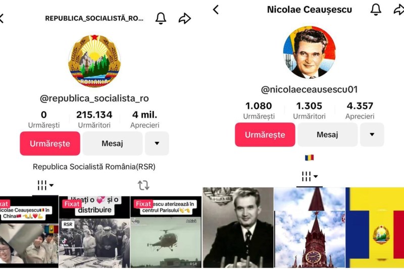 Mii de conturi false promovează nostalgia comunistă, semnalează Institutul de Investigare a Crimelor Comunismului / Instituția va contacta CNA