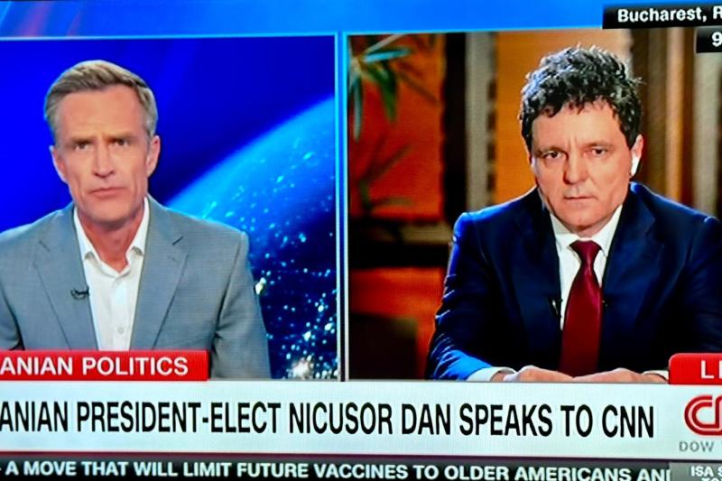 Nicușor Dan, interviu la CNN: „George Simion susține că este pro-Trump, dar nu este cazul / „Între administrația Trump și Simion nu a existat un mesaj de sprijin”