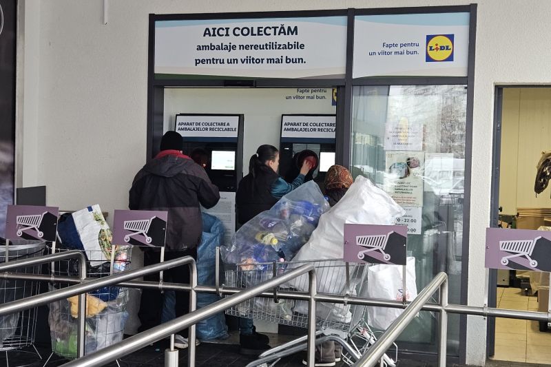 SGR – Numarul ambalajelor colectate prin automatele de returnare în primele patru luni ale anului