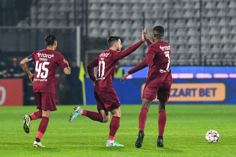 SuperLiga: CFR Cluj obține victoria împotriva Universității Cluj cu 1-0