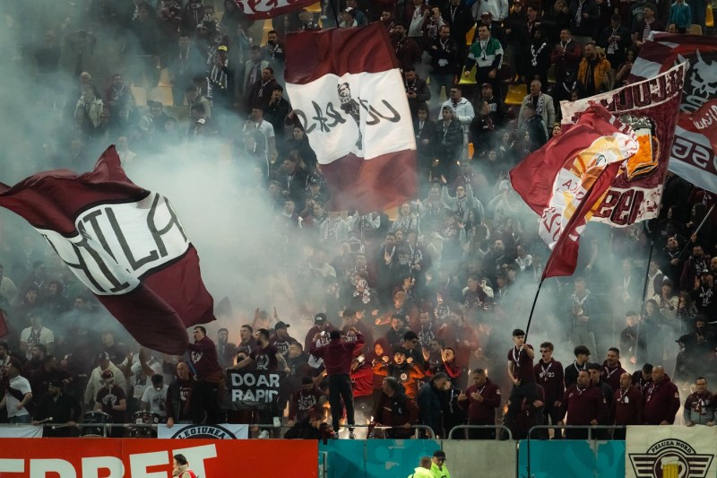 SuperLiga: Rapid a fost sancționată cu o amendă după confruntarea cu Dinamo, fără suporteri la meciul cu ‘U’ Cluj