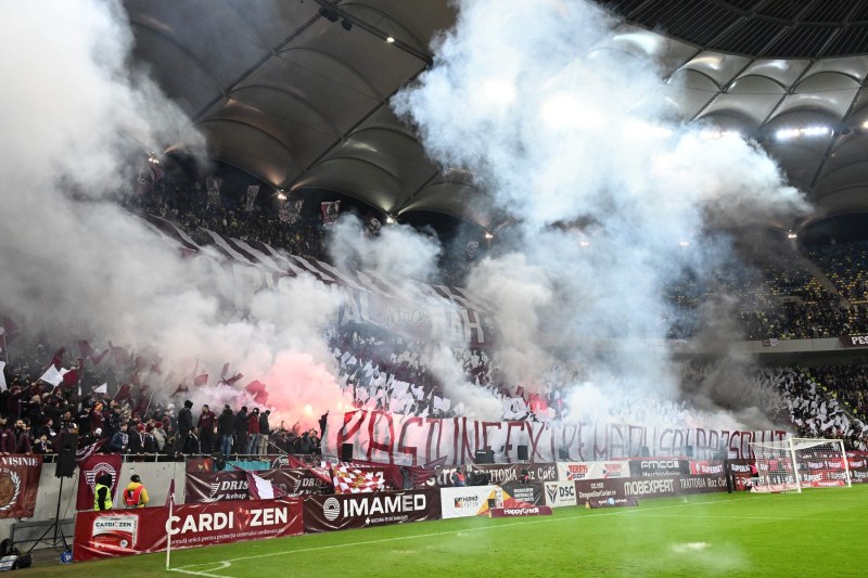 SuperLiga: Sancțiunea impusă clubului Rapid după incidentele de la derby-ul cu FCSB