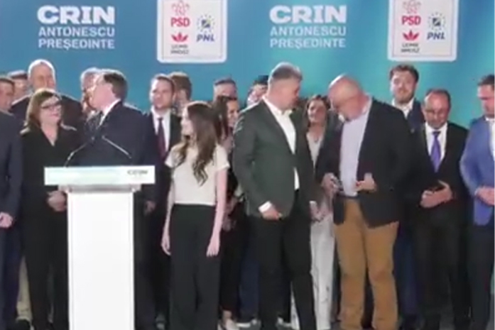 VIDEO Alegeri prezidențiale 2025. Reacția liderilor PSD și UDMR înainte de discursul lui Crin Antonescu, după exit-poll-uri
