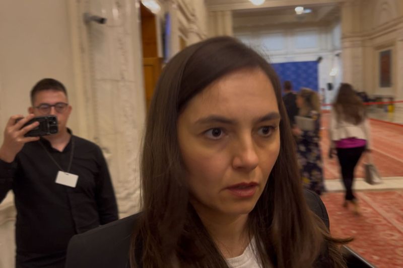 VIDEO Anamaria Gavrilă, lidera POT, le-a transmis jurnaliștilor din Parlament: „Voi sunteți pe cale de dispariție”