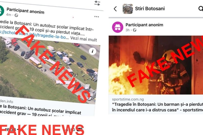 VIDEO Campania de dezinformare cu accidente grave care nu s-au întâmplat, inclusiv fakenews despre președinte. Arafat: „Verificați fiecare informație suspectă”