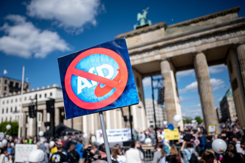 VIDEO Zeci de mii de oameni au protestat în Germania cerând interzicerea AfD