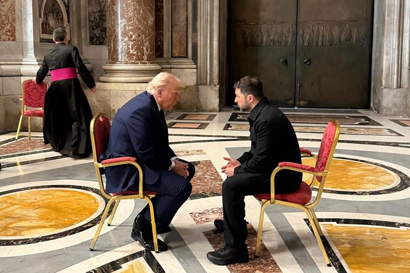 Volodimir Zelenski a împărtășit detalii despre conversația cu Donald Trump la Vatican