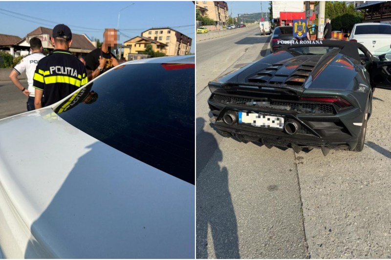 Andrew Tate a rămas fără permis de conducere, după ce a fost prins accelerând la 196 km/h într-o localitate din Vâlcea