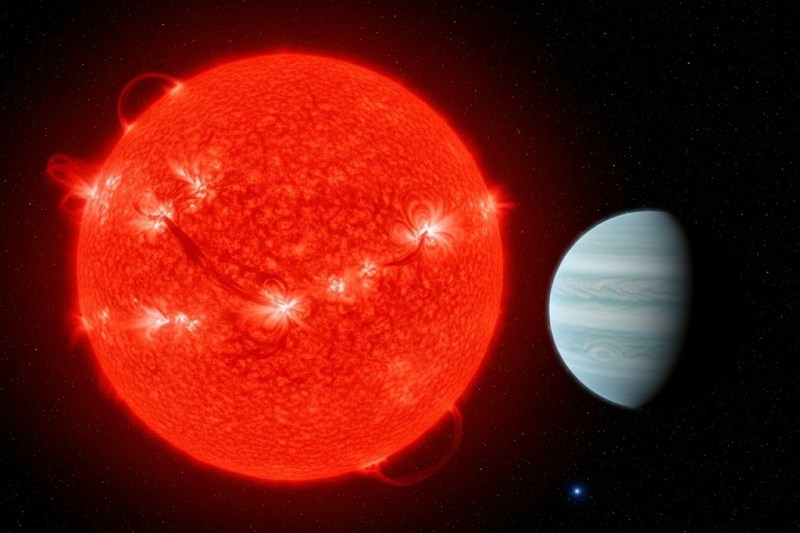 Astronomii descoperă o planetă gigantică neobișnuită în jurul unei stele pitice