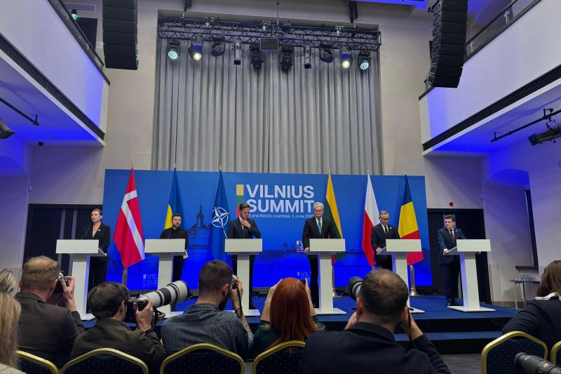 Corespondență de la Vilnius: Discursul lui Nicușor Dan la finalul summit-ului „București9”