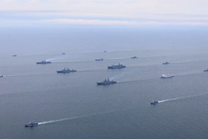 Exerciții militare desfășurate de navele de război ruse în Marea Japoniei: „Toate țintele au fost distruse cu succes”