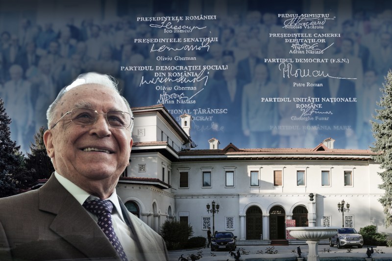 Ion Iliescu și modelul sugerat pentru 2025: PSD, PNL, UDMR, USR într-o lume a „șantajului și oportunismului”