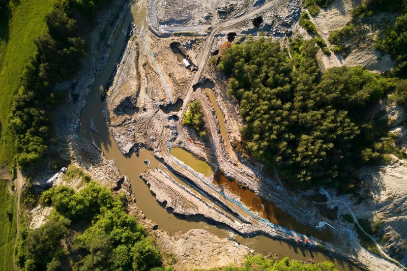 Planul de salvare a Salinei Praid: Experții propun devierea cursului pârâului Corund