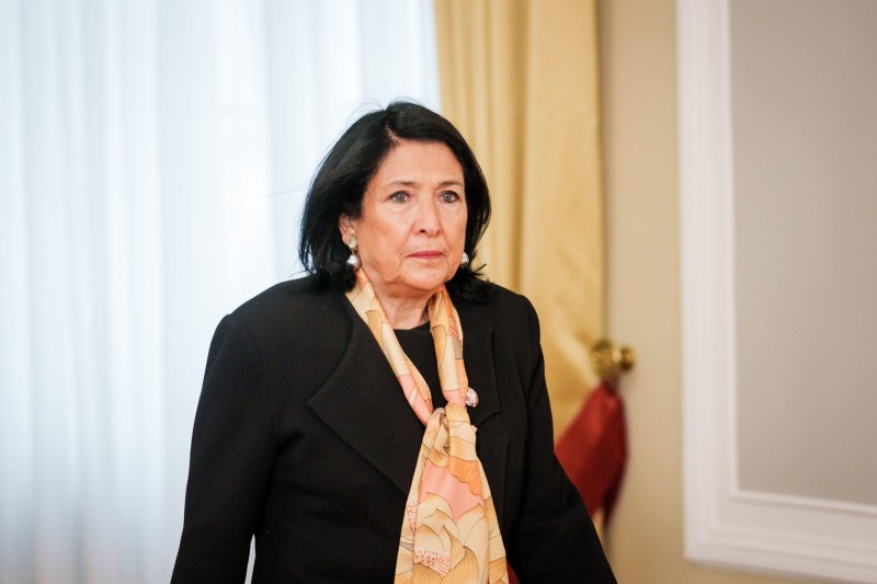 Salome Zurabișvili, președinta Georgiei, participă la Congresul Național al USR