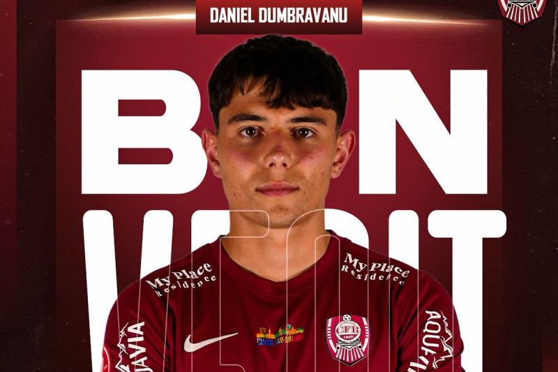 SuperLiga: Daniel Dumbravanu, fundaș central de la CFR Cluj, cu experiență în preliminariile CM 2026 împotriva Italiei