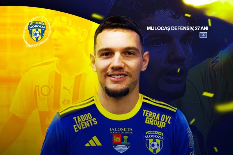 Un alt jucător din Kosovo se alătură SuperLigii. Transferul realizat de Unirea Slobozia