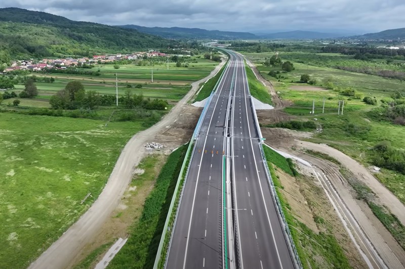 VIDEO Deschiderea circulației pe o porțiune nouă din autostrada A1 Sibiu – Pitești. Detalii despre tronsonul până la Curtea de Argeș
