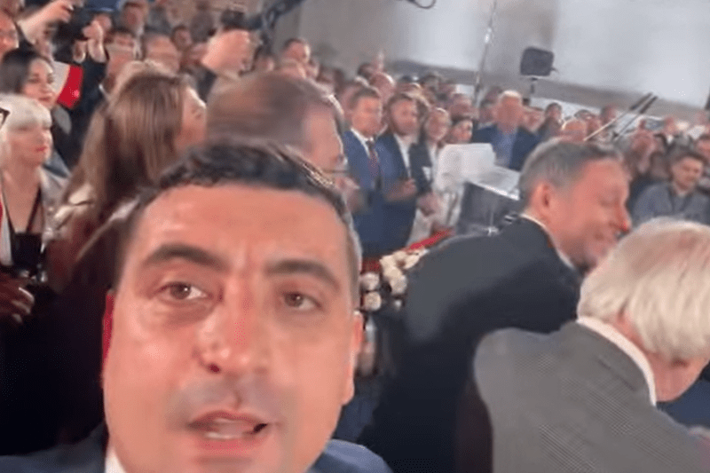 VIDEO George Simion, mesaj din mijlocul susținătorilor naționalistului Karol Nawrocki