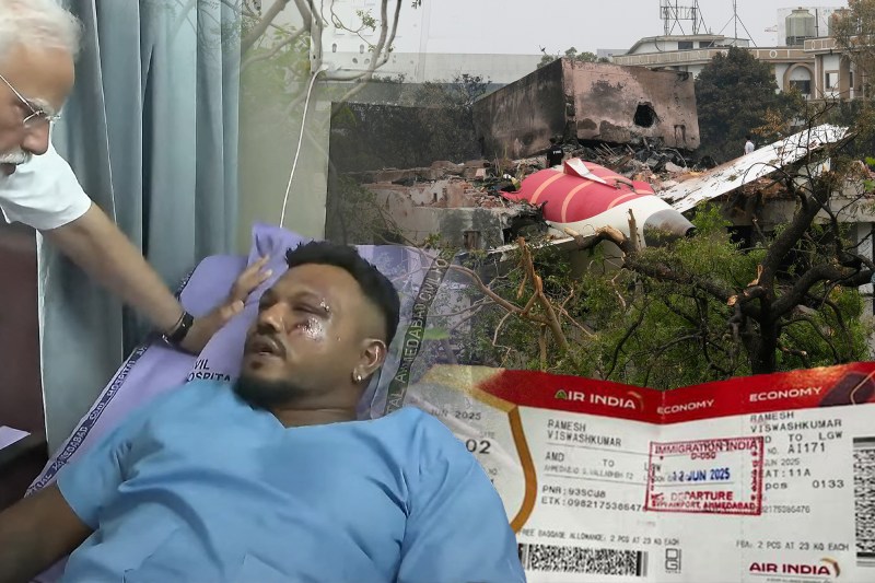 VIDEO Unicul supraviețuitor al incidentului aviatic din India își conduce fratele decedat la înmormântare