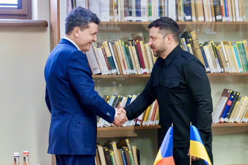 Volodimir Zelenski, după întâlnirea de la Vilnius cu Nicușor Dan: „Îi mulțumesc pentru asigurarea că Ucraina poate conta pe sprijinul constant al României”