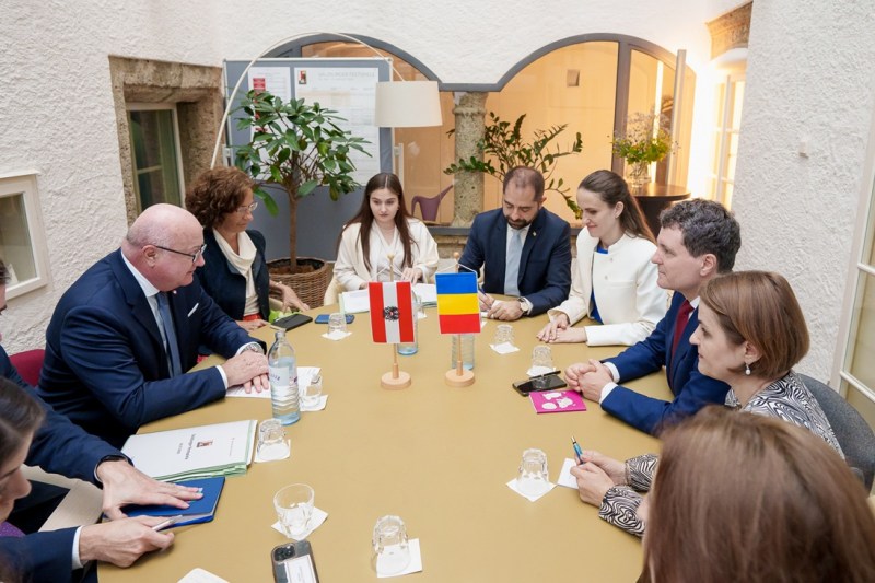 Conversațiile dintre Nicușor Dan și cancelarul austriac la Salzburg: „Un nou început în relațiile bilaterale”
