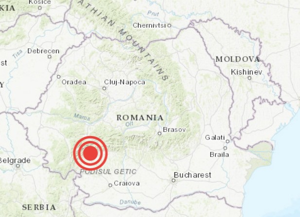 Cutremur superficial în județul Gorj, duminică dimineața