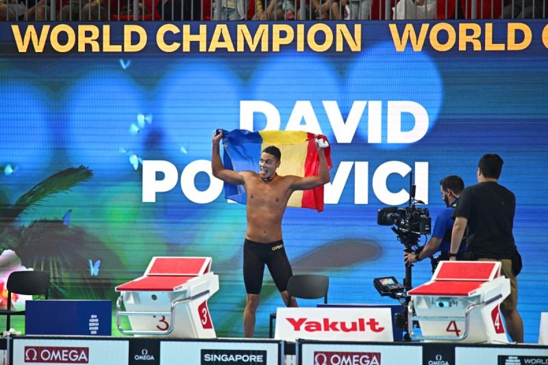 David Popovici dezvăluie provocări neobișnuite din cariera sa sportivă după ce a devenit campion mondial: „Am simțit nevoia să mă întorc acasă”