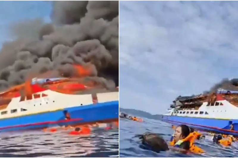 Incendiu devastator pe mare: Feribot cu sute de pasageri în flăcări în Indonezia, trei victime confirmate