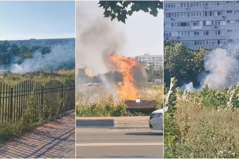 Incendiu în zona retrocedată a Parcului IOR, al doilea incident în mai puțin de o săptămână