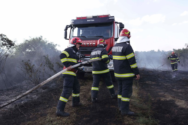 Incendiul de la Chilia s-a reaprins, afectând deja 1.000 de hectare
