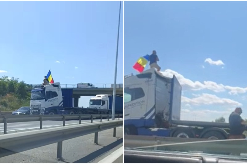 Incident pe Autostrada A1: Detalii despre șoferul de TIR care a blocat circulația