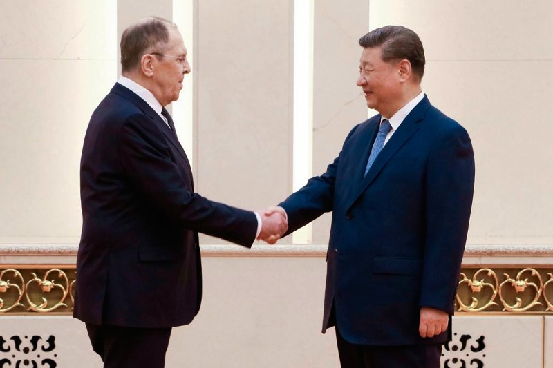 Întâlnirea dintre Serghei Lavrov și Xi Jinping la Beijing
