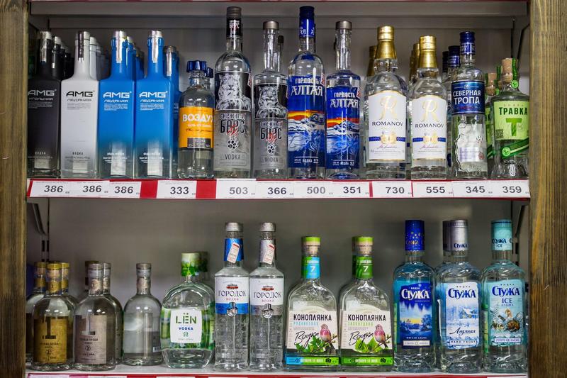 Scăderea producției de vodcă în Rusia în 2025
