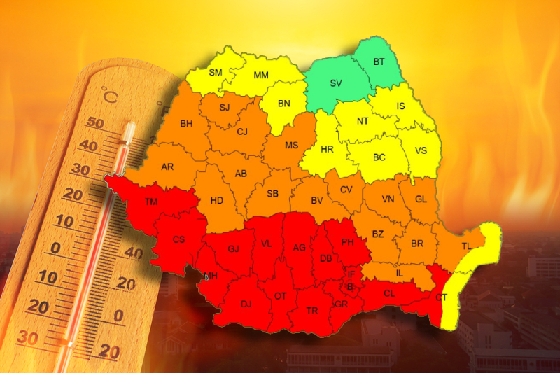 Temperaturi extreme în București și 15 județe: Cum să te protejezi de caniculă